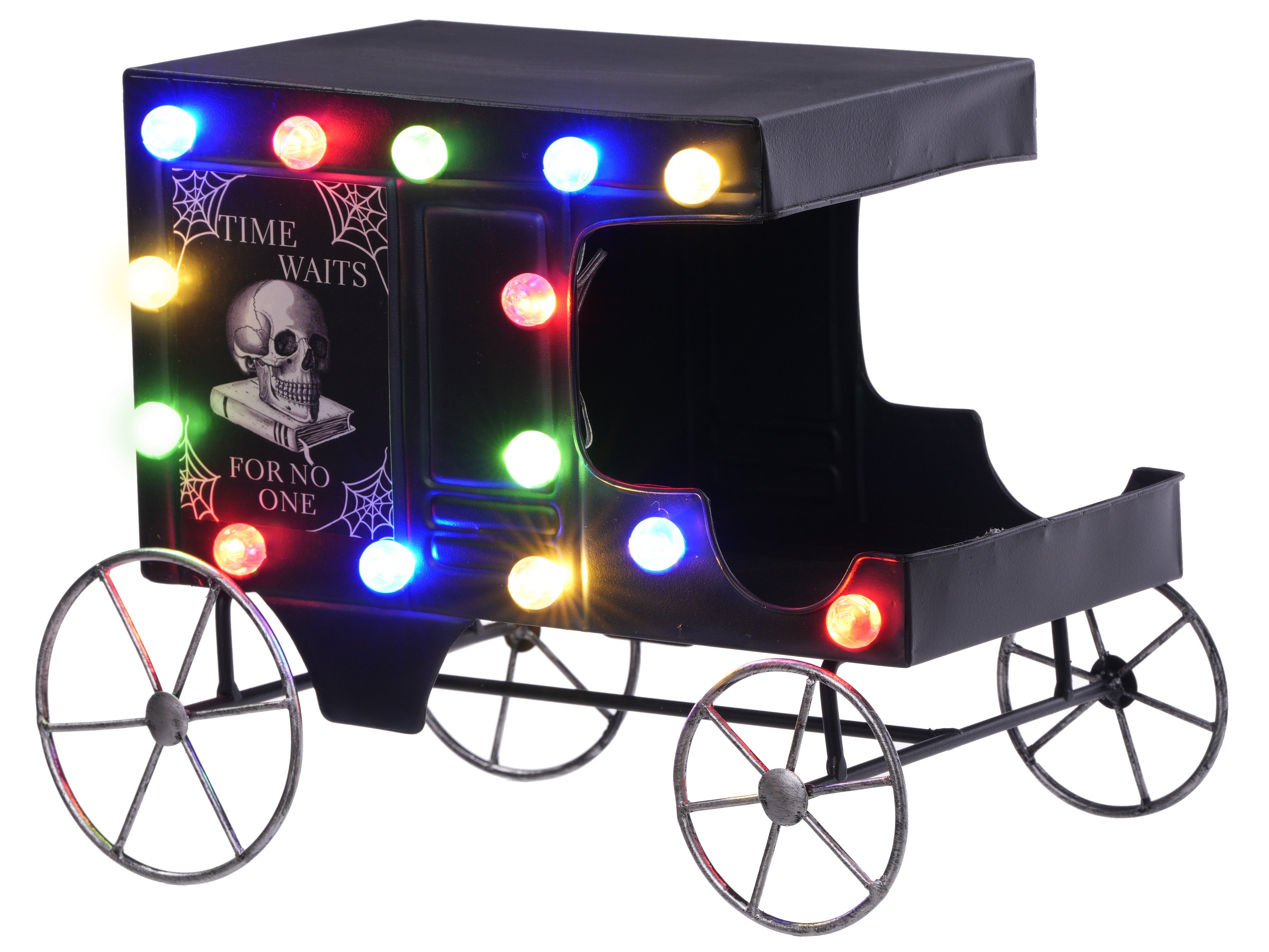 12" Halloween Metal Light Up Hearst