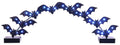 38" Halloween Light up Bats Mantel Arch