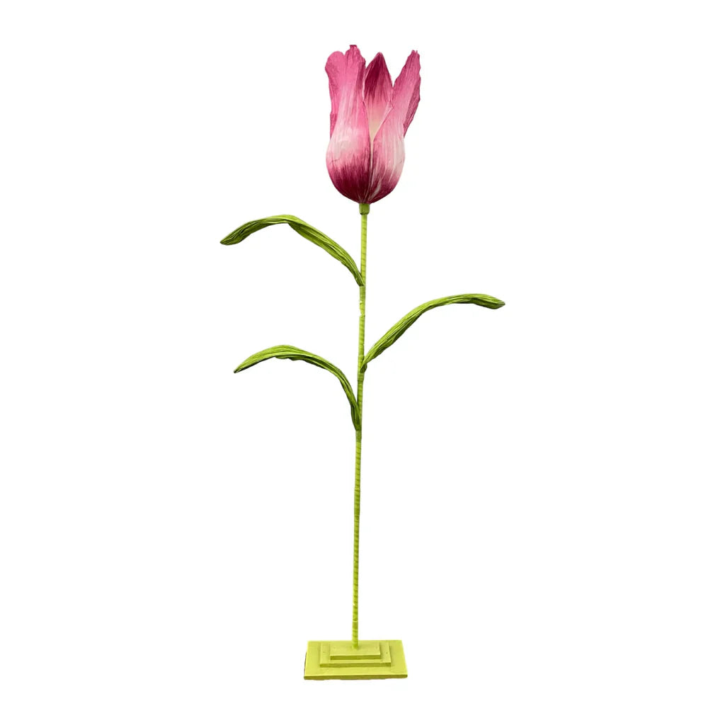 23.5”D x 63"H GIANT ROYAL TULIP WITH STAND