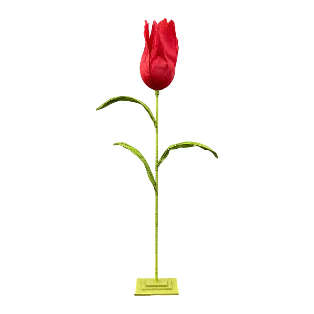 23.5”D x 63"H GIANT ROYAL TULIP WITH STAND