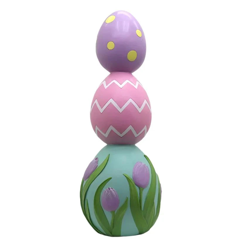 36” RESIN STACK OF EGGS