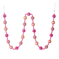 6FT Hot Pink Ball Ornament Christmas Garland