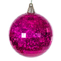 Valentine's Day - Hot Pink Mirror Mercury Ornament