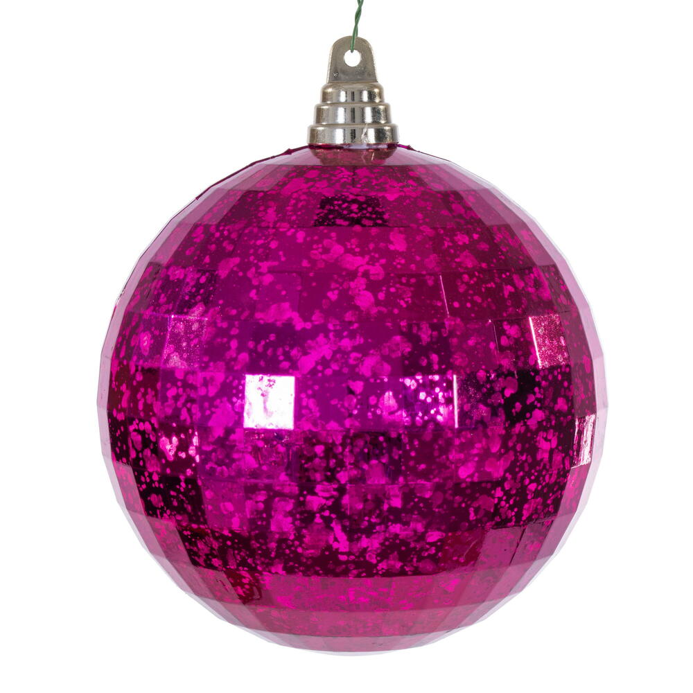 Valentine's Day - Hot Pink Mirror Mercury Ornament