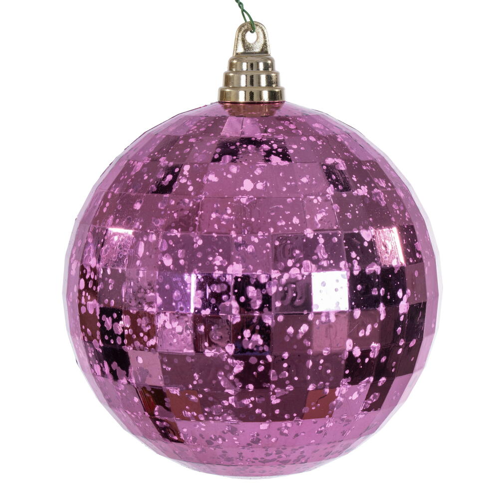 Valentine's Day - Pink Mirror Mercury Ornament