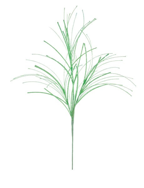 31"L GLITTER/MINI BEAD/FISHLINE SPRAY IRIDESCENT LIGHT GREEN