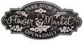 27X13 FLOWER MARKET SIGN
