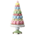 Resin Easter Egg Tree on Pedestal 14.25"