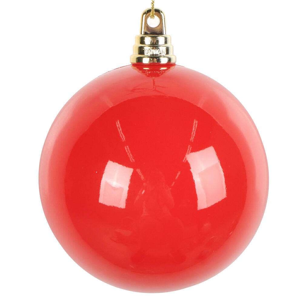 Santa's Sweet Shoppe Collection - 8" Luxe High-Gloss Ball Ornament