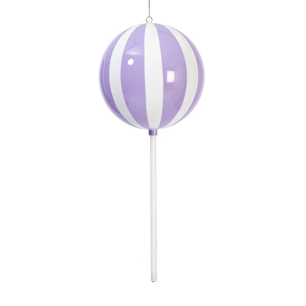 Santa's Sweet Shoppe Collection - 24" Luxe Enamel Round Lollipop Ornament