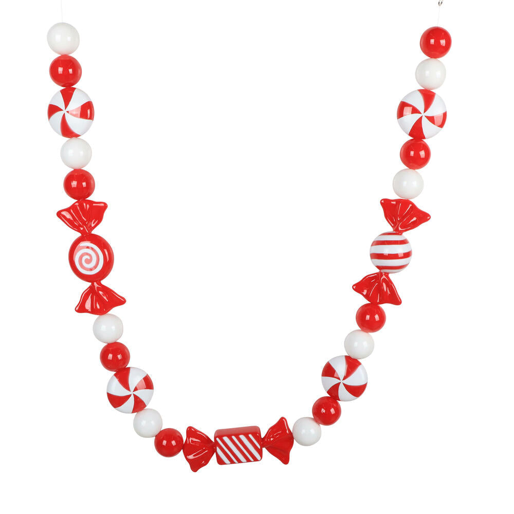 Santa's Sweet Shoppe Collection - 6'FT Luxe Enamel Candy Garland
