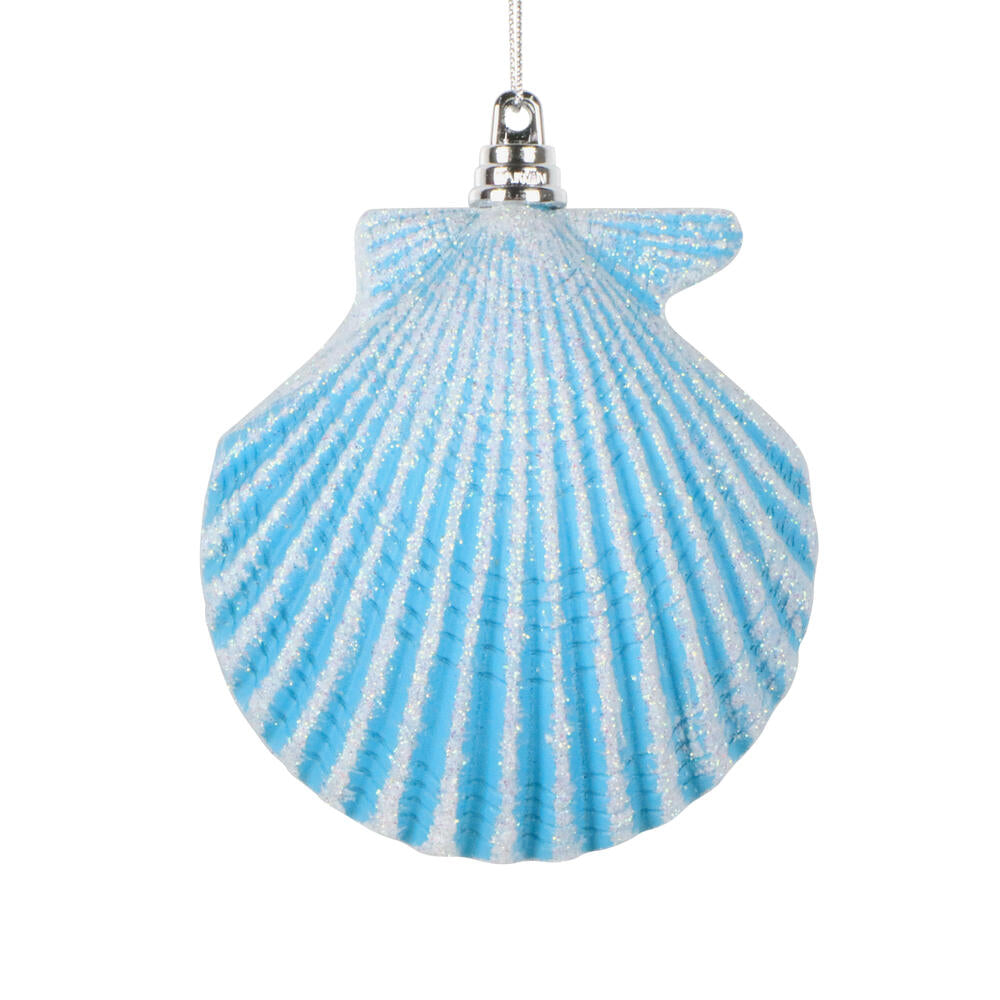 Santa's Sweet Shoppe Collection 4" Turquoise Seashell Ornament
