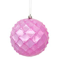 Santa's Sweet Shoppe Collection - 4" Shiny Diamond Bauble Ornament