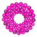 24" Hot Pink Ball Wreath