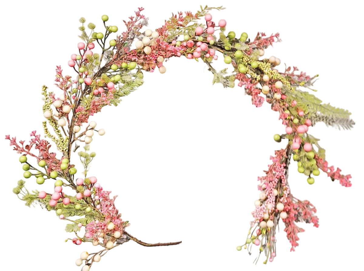6FT BERRY & FERN GARLAND