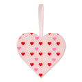 Cupid's Valentine - 4" Pink Hearts Ornament