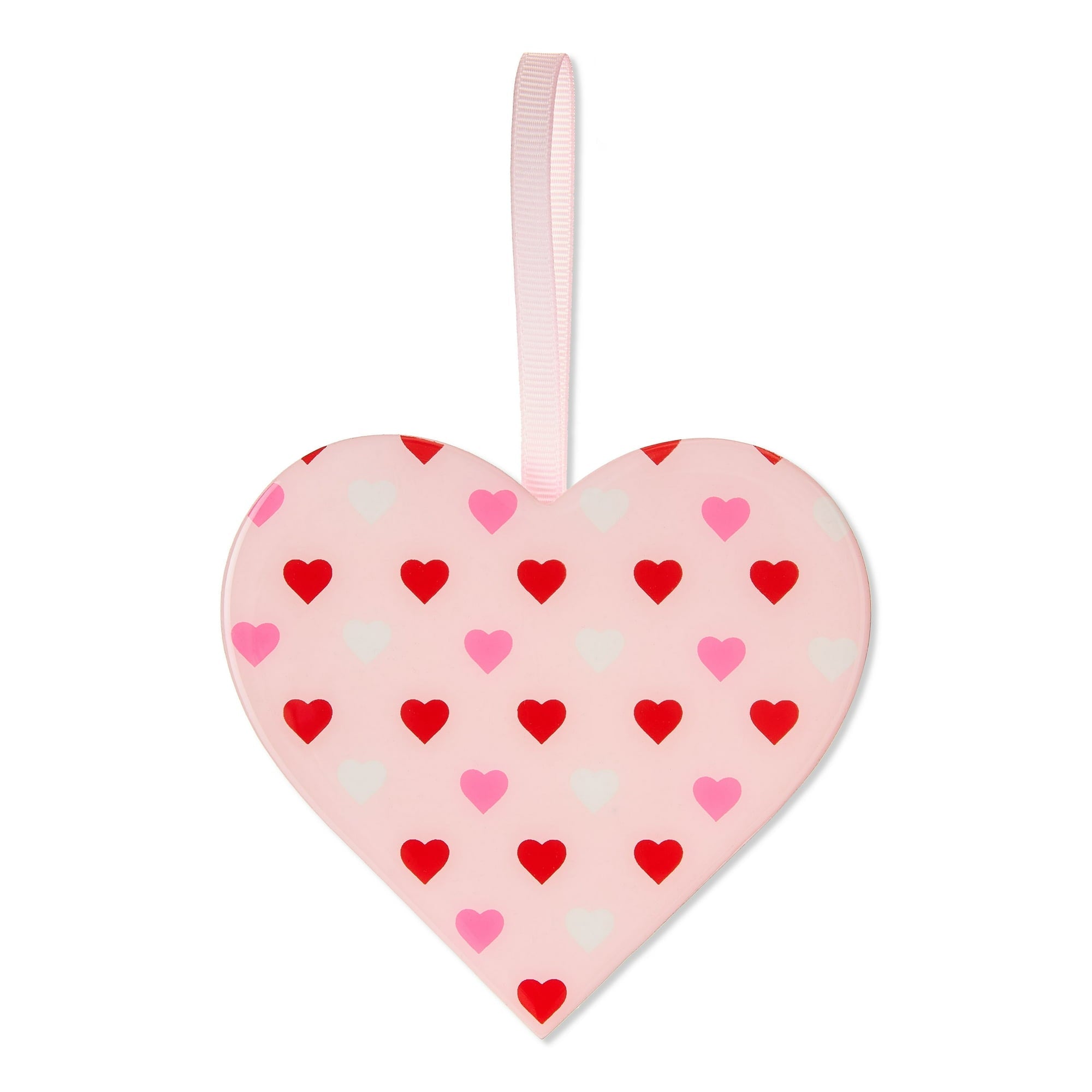 Cupid's Valentine - 4" Pink Hearts Ornament