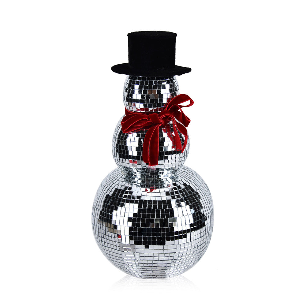 Christmas Carousel Collection - 12'' CHRISTMAS DISCO SNOWMAN