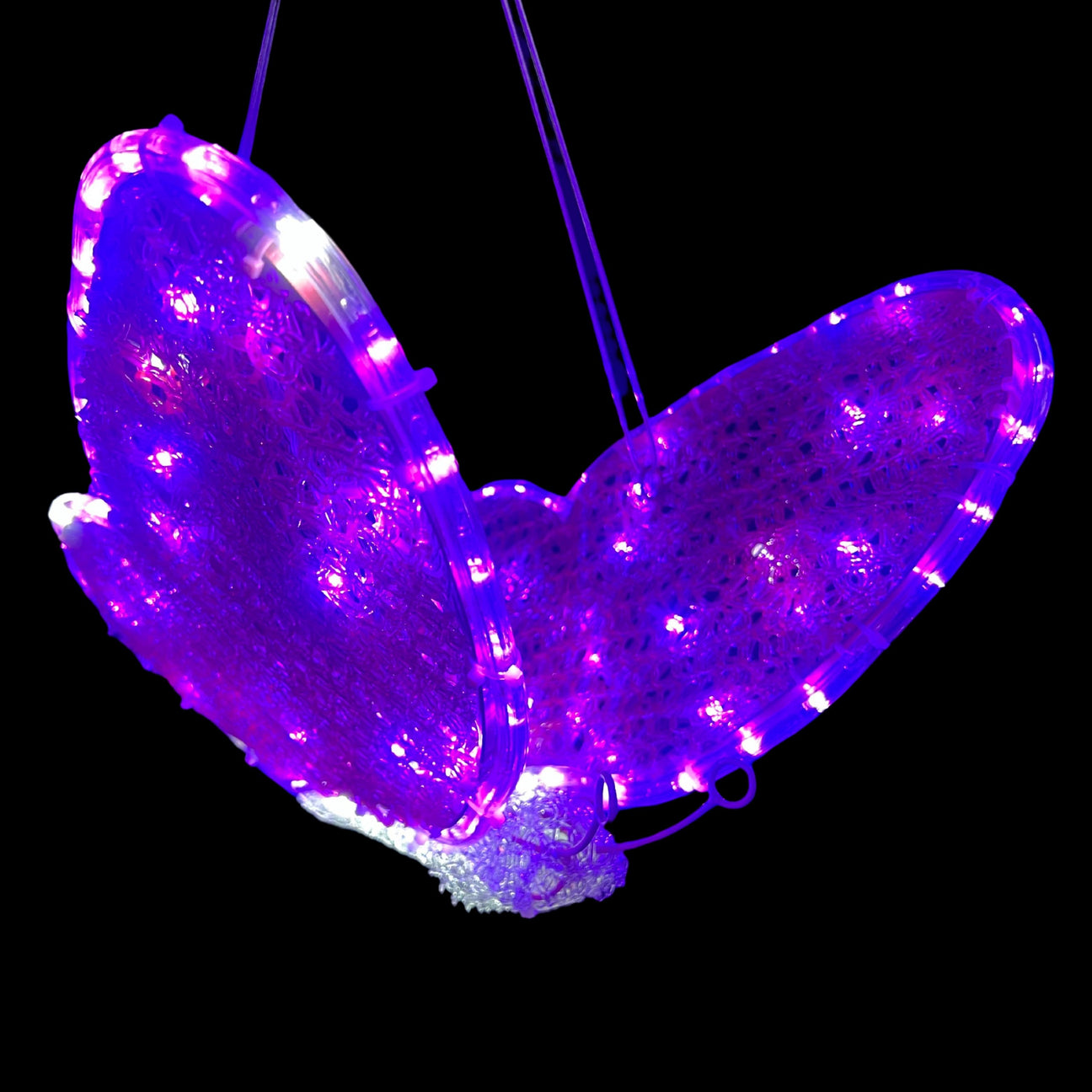 12" PINK PURPLE BUTTERFLY - 48LED