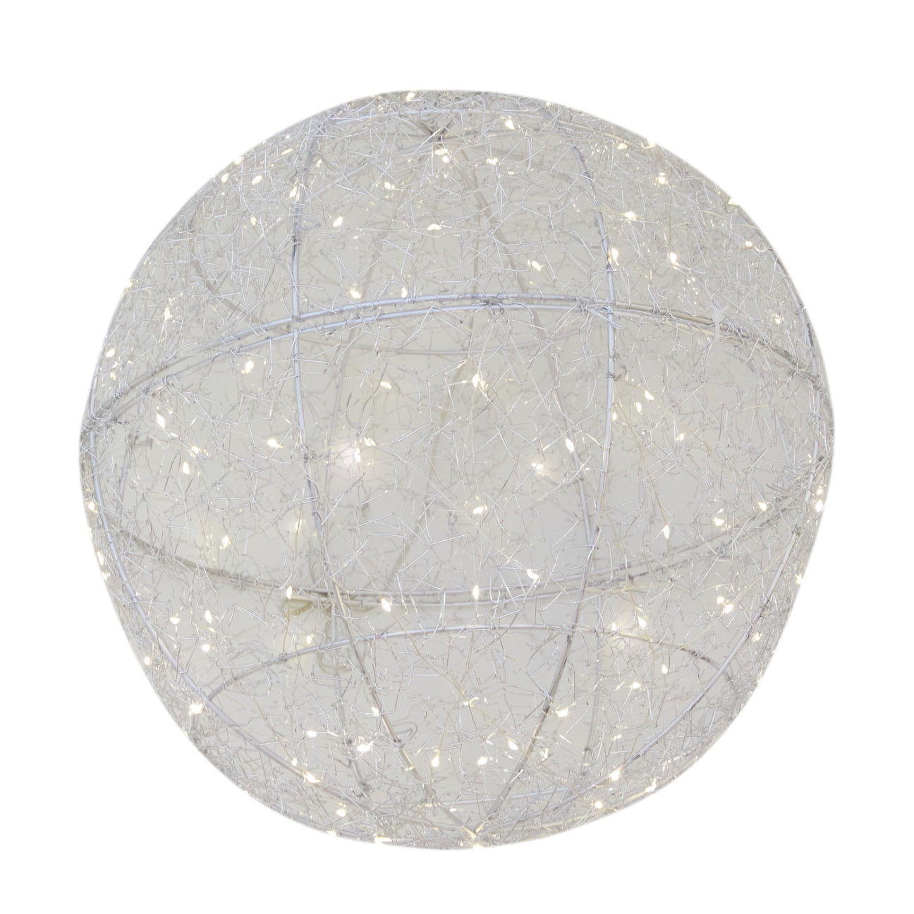 16" METAL WIRE BALL W/ 120 WW LED