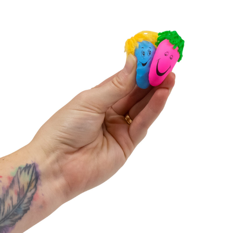 MINI MOODY FACES SQUISH SQUASH - 6 PACK