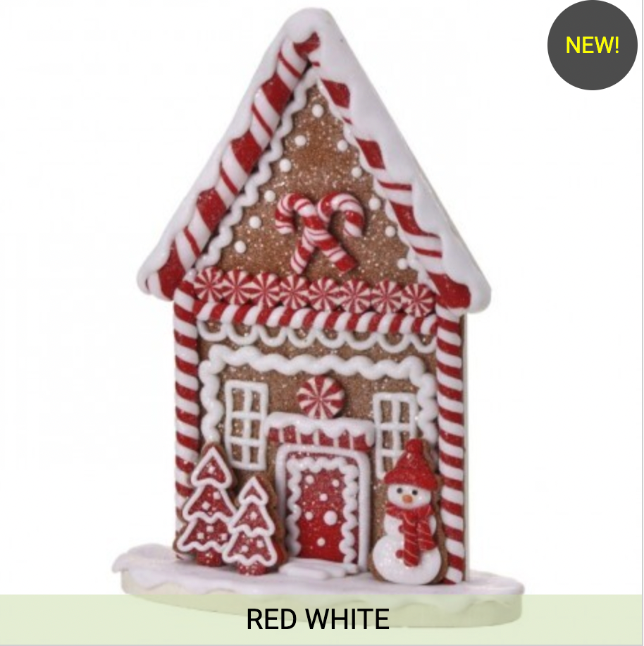 Santa's Sweet Shoppe Collection 9" CLAYDOUGH PEPPERMINT DREAMS HOUSE