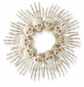 22" Skull & Bone LED Halloween Wreath