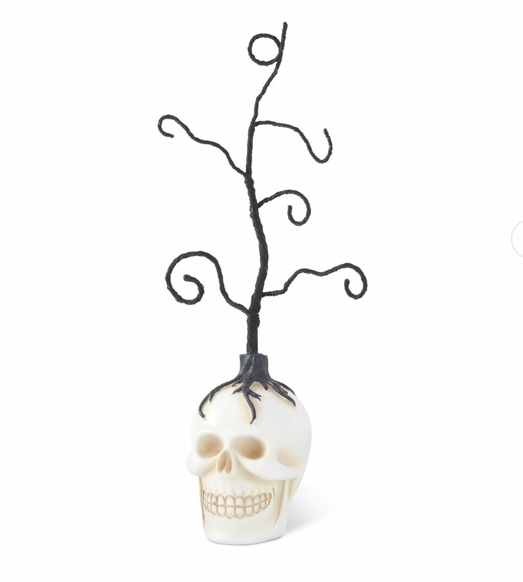 26" Skull Halloween Tree