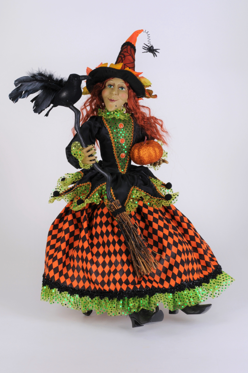 26" WHIMSY WENDY SITTING WITCH