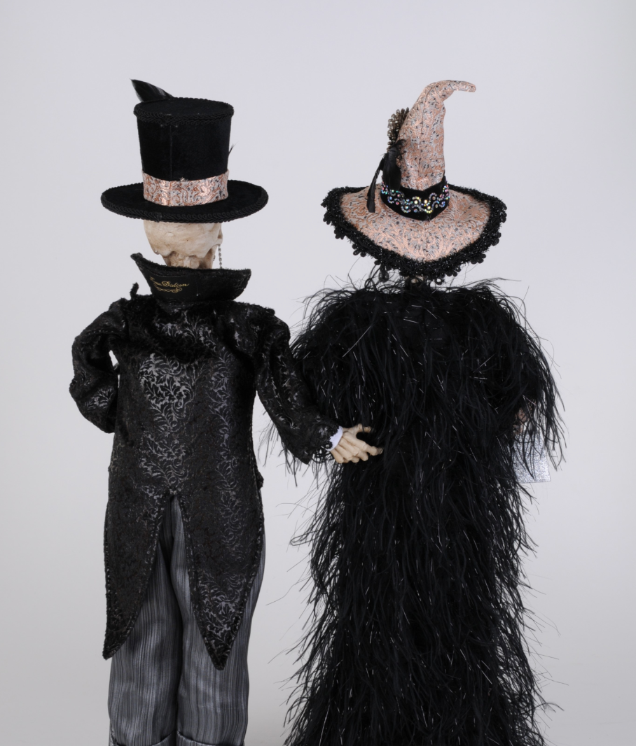 24" Harry & Lucy Skeleton Pair
