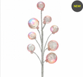 Santa's Sweet Shoppe Collection - 16" IRRIDESCENT BUBBLE SPRAY WITH SNOW