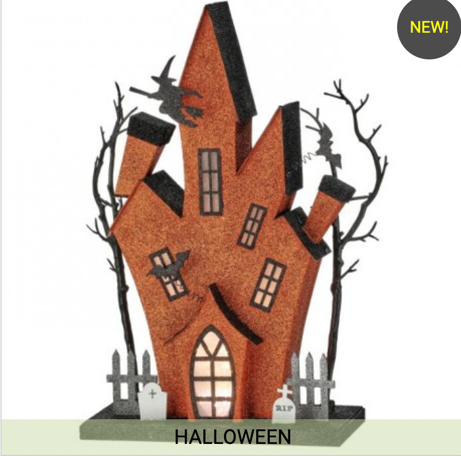 18" LED HAUNTED MANSION