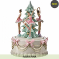12.5" CAKE WITH BALLARINA DANCERS MUSIC BOX