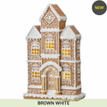 24" SUGAR & SPICE GINGERBREAD TUDOR HOUSE