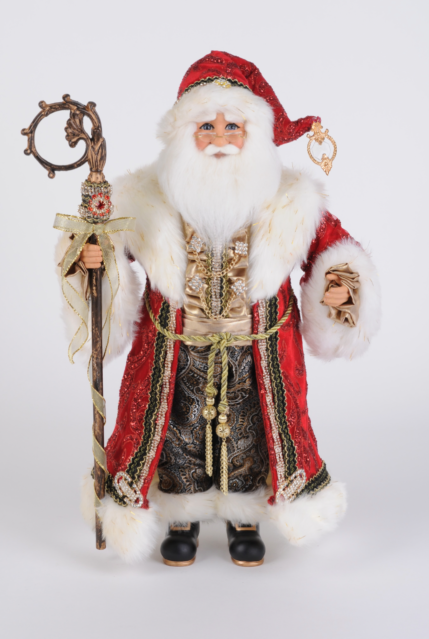 Christmas Carousel Collection - 19" Regal Santa
