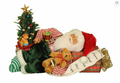 Christmas Carousel Collection - 17" Lighted Napping Santa
