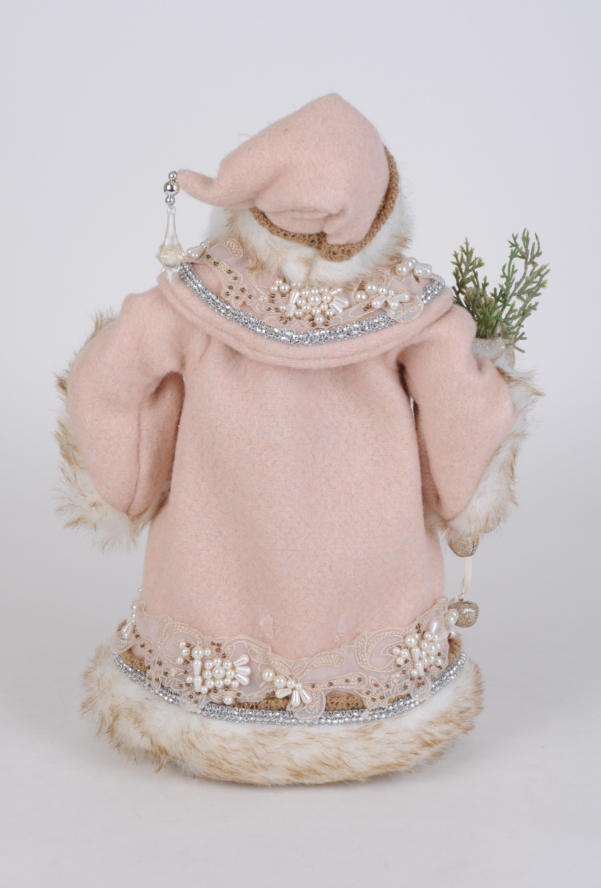 17" Rose Santa