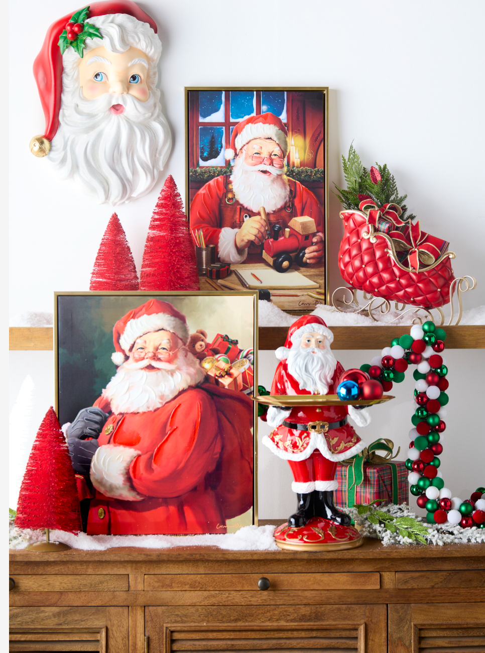 Christmas Carousel Collection - 19.5" Santa Butler