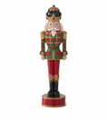 Christmas Carousel Collection - 17.75" Nutcracker w/Red & Green Plaid Coat Tabletop