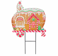 25" Christmas Gingerbread Yard Stake