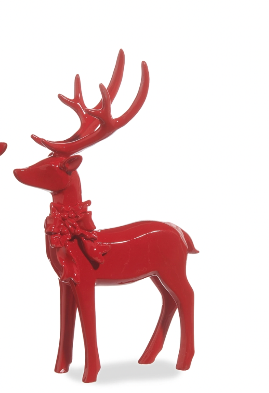 Christmas Carousel Collection - 7" Luxe Red Deer