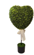 Cupid's Valentine - 32" Boxwood Heart Topiary UV Resistant