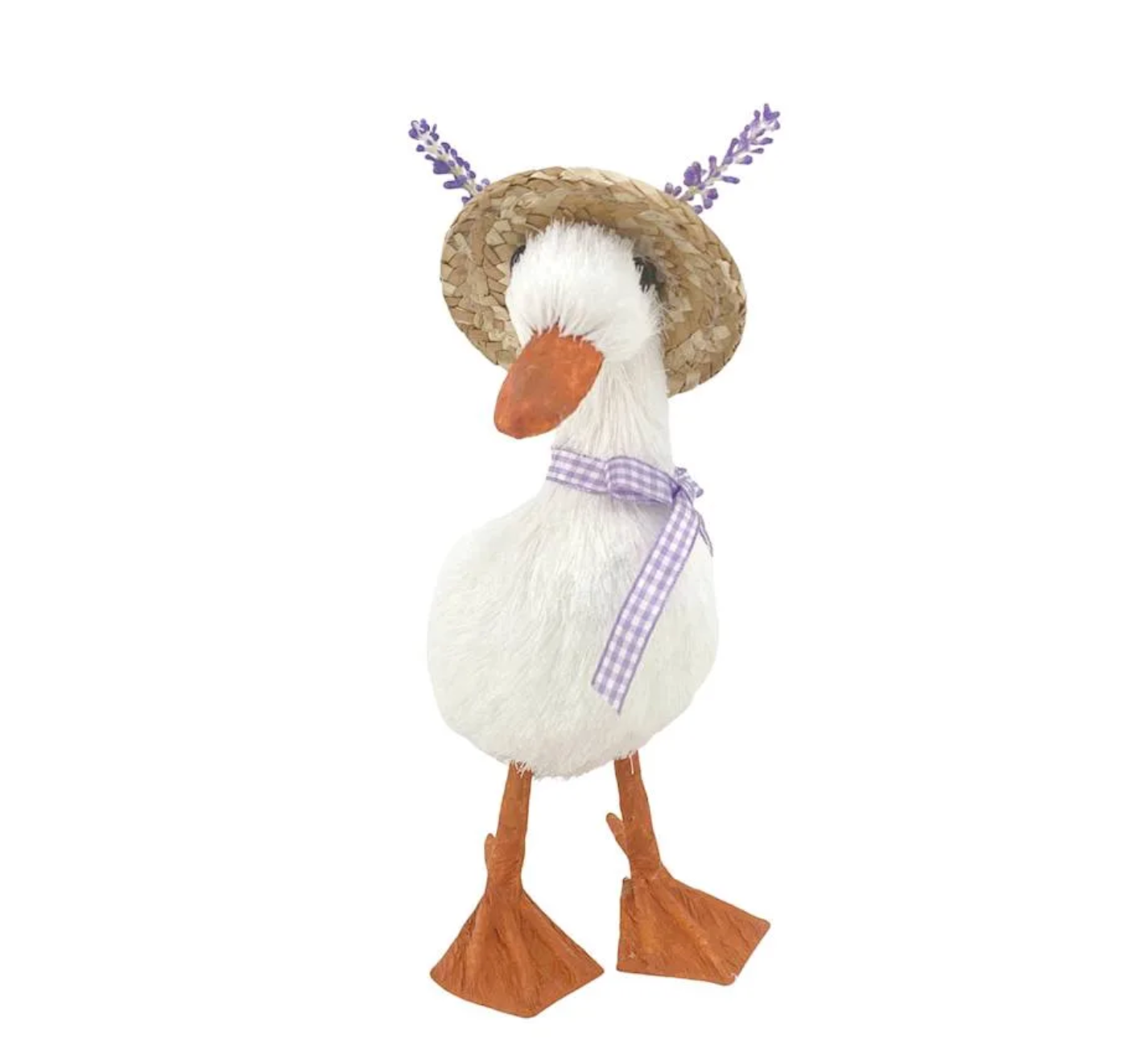 8" White Sisal Duck