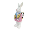 10" Easter Rabbit with Tulips & Basket