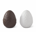 4" Ceramic Faux Chocolate Easter Egg