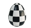 Royal Easter - 4.5" Resin Checkered Egg