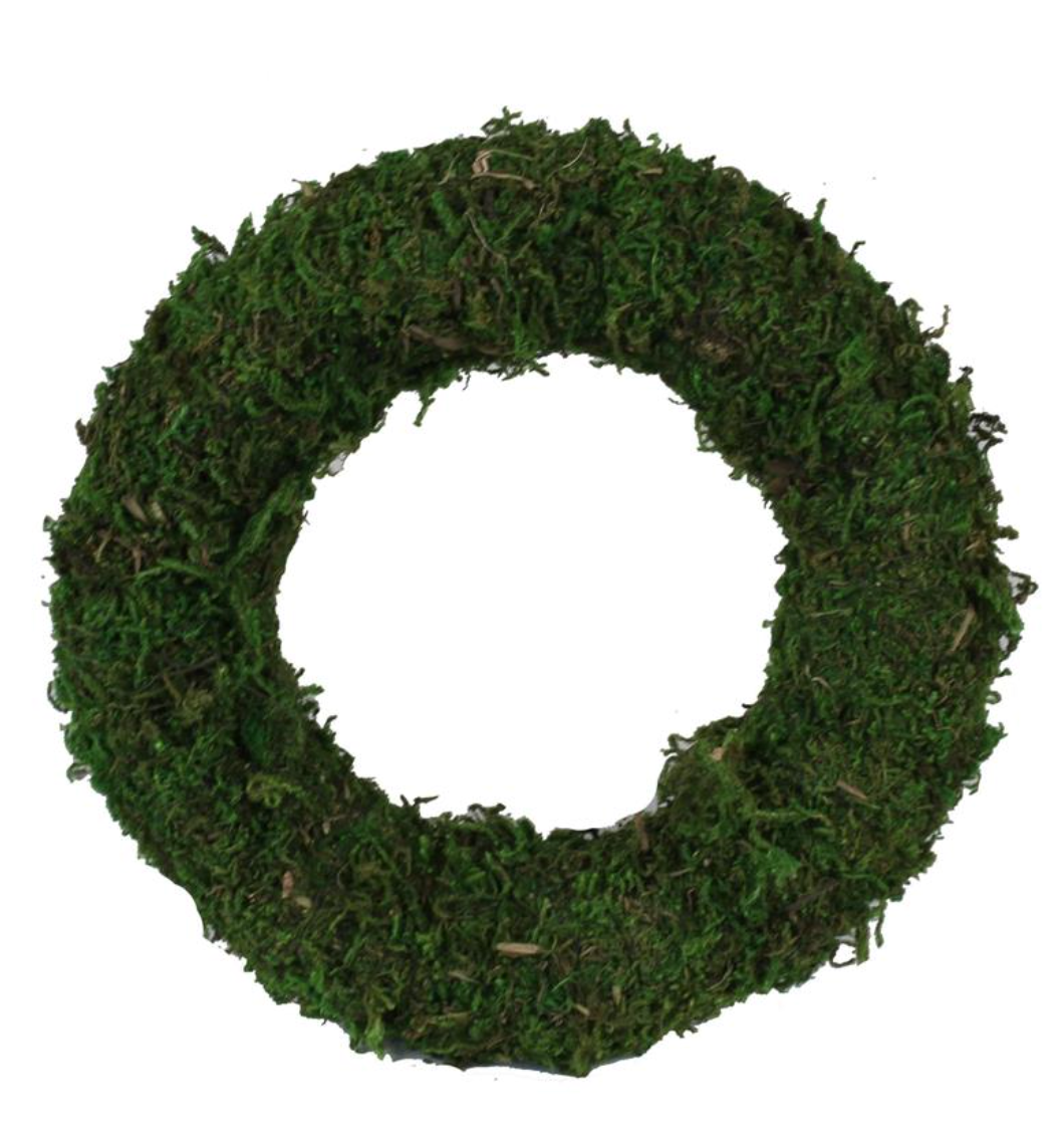 6.75"W X 1.5" THICK MOSS WREATH