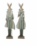 23" Sage Green & Cream Royal Bunnies - SET OF 2