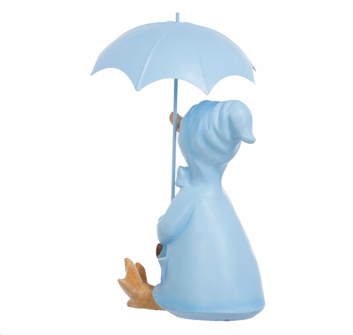 11" Resin Easter Duck with Umbrella