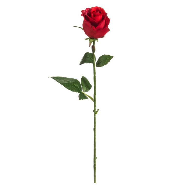 17.5" Red Rose Bud Spray